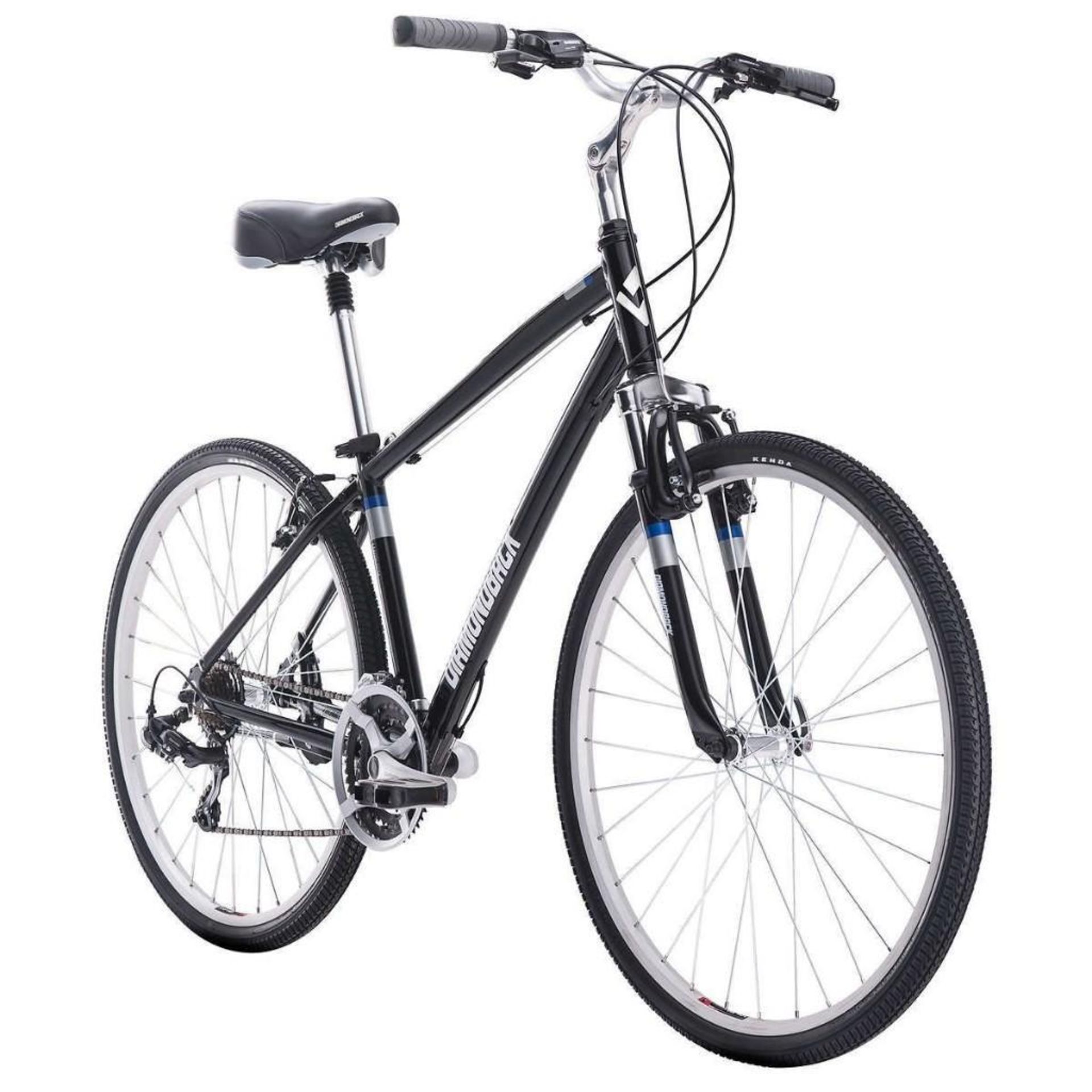 NEW DIAMONDBACK MARAVISTA Mens Hybrid Bike, Color: Black