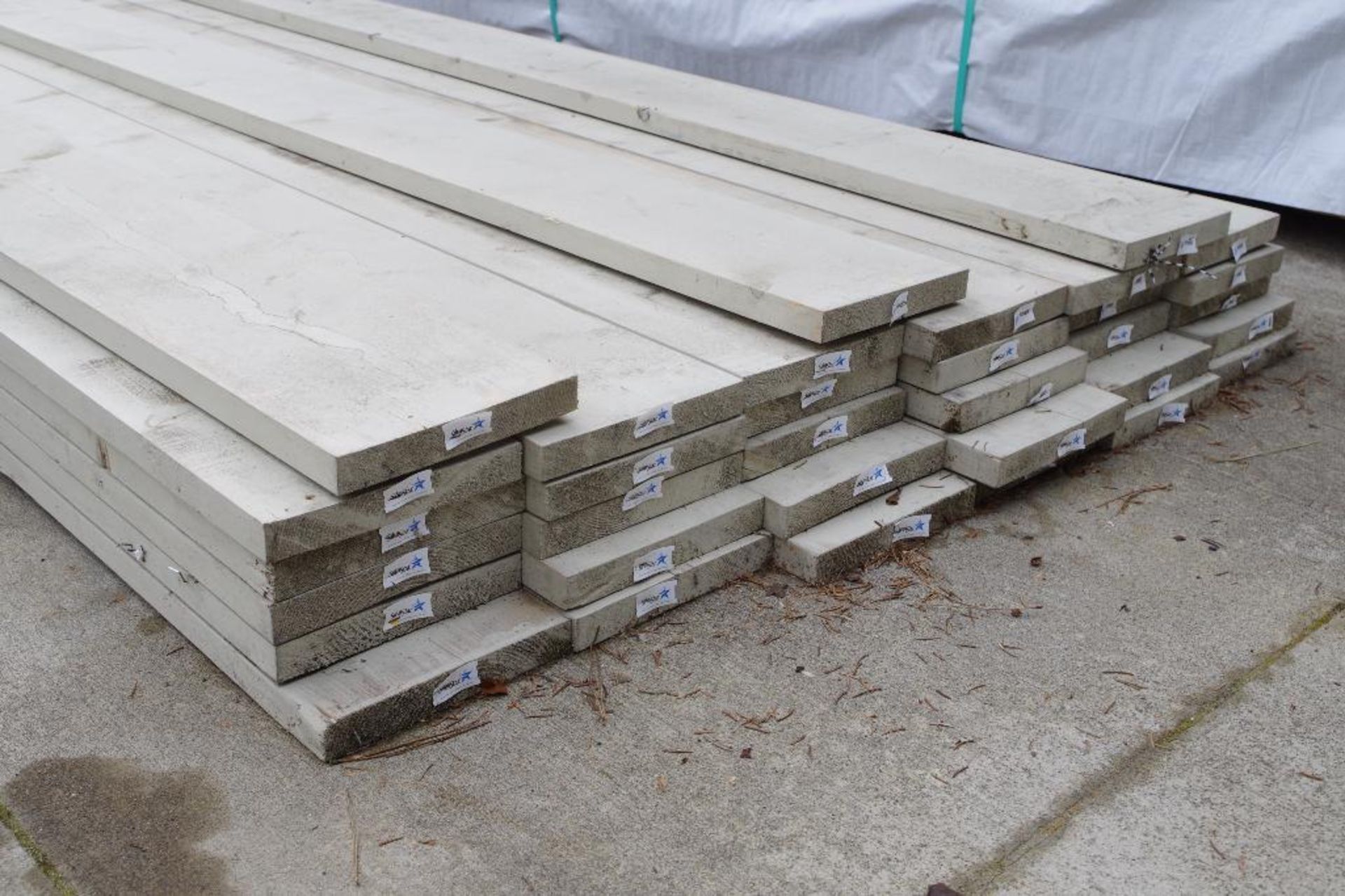 [32] 5/4 x 8 x 20' White Wood Trim Boards - Image 2 of 4