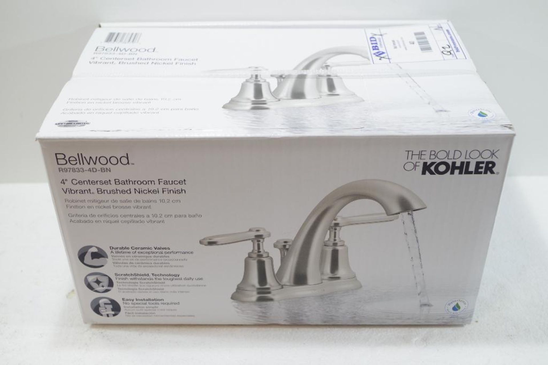 NEW KOHLER 4" Centerset Bathroom Faucet - Image 2 of 3