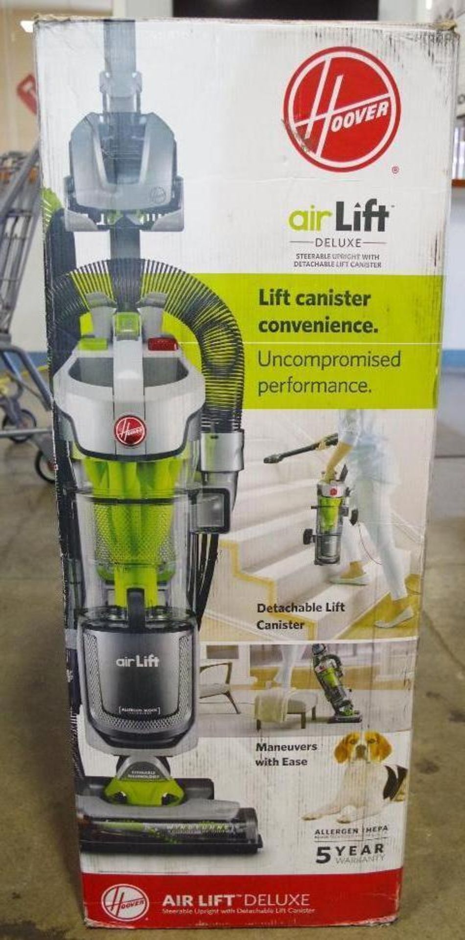 NEW HOOVER Air Lift Bagless Upright Deluxe Vacuum Cleaner