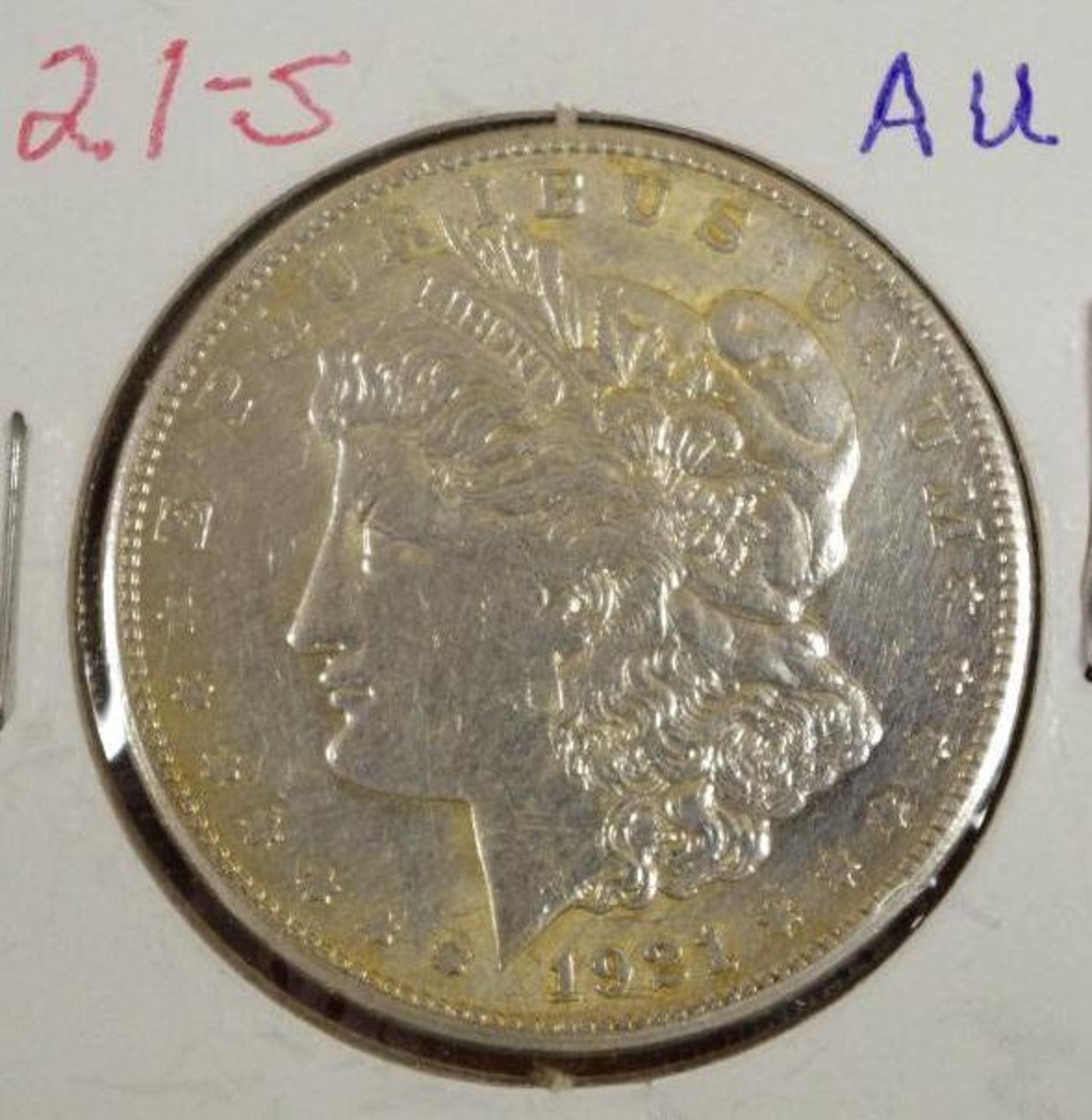 Uncirculated Silver Dollar, 1921-S