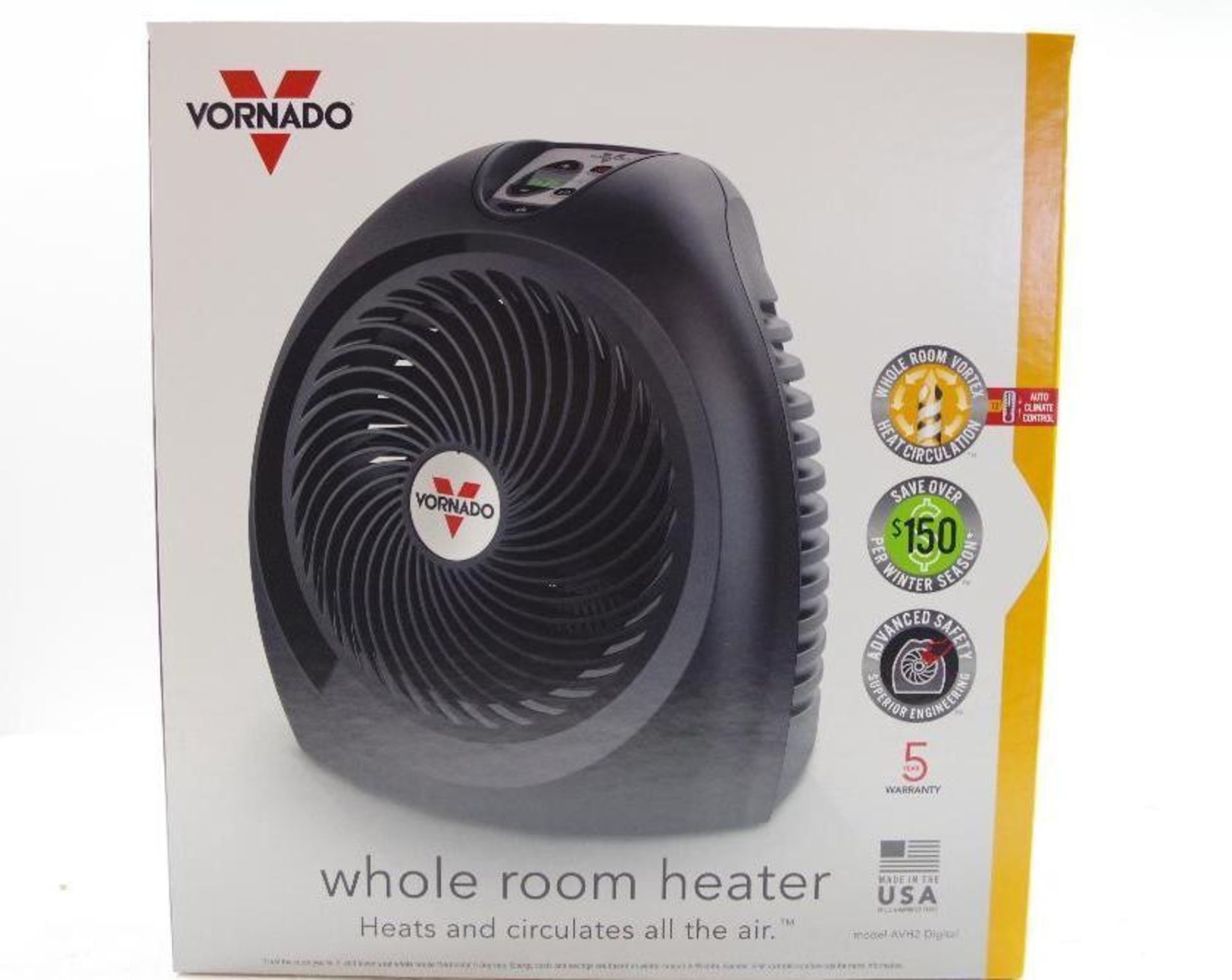 NEW VORNADO Whole Room Heater, Heats & Circulates all the air