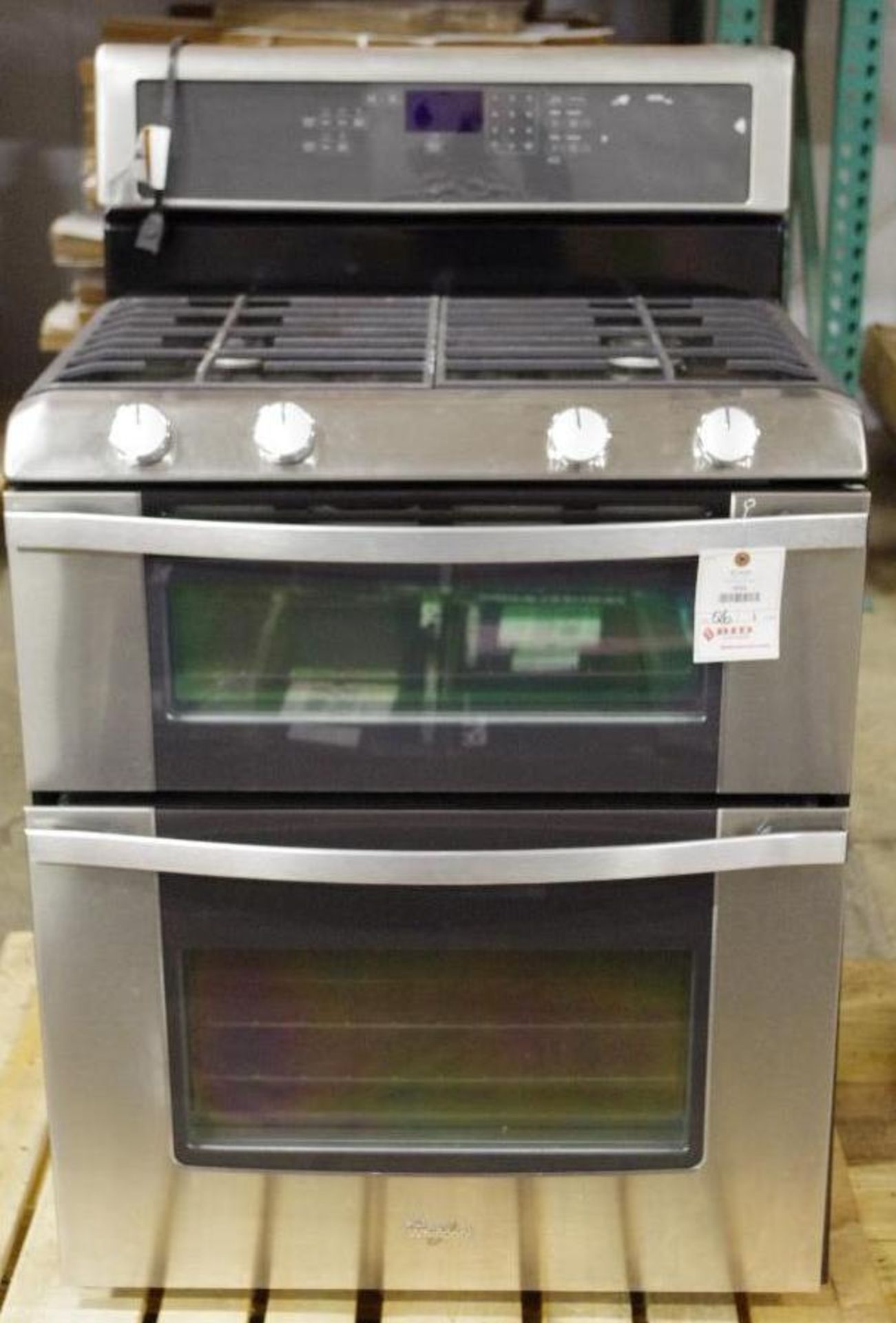 WHIRLPOOL 6.0 Total cu. Ft. Double Oven Gas Range w/ AccuBake System M/N WGG555SOBS (Must Preview)