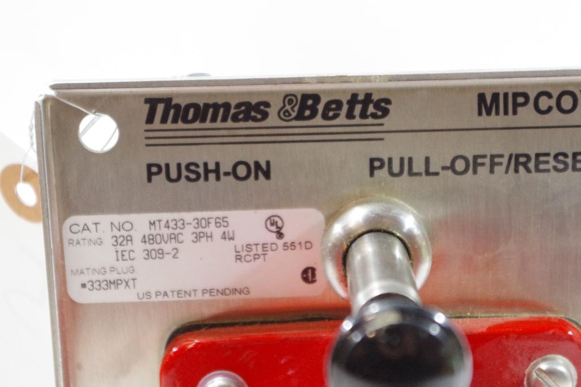 THOMAS & BETTS Module M/N MT433-30F22 Retail: $4245 & RUSSELLSTOLL Pin & Sleeve Receptacle - Image 2 of 3