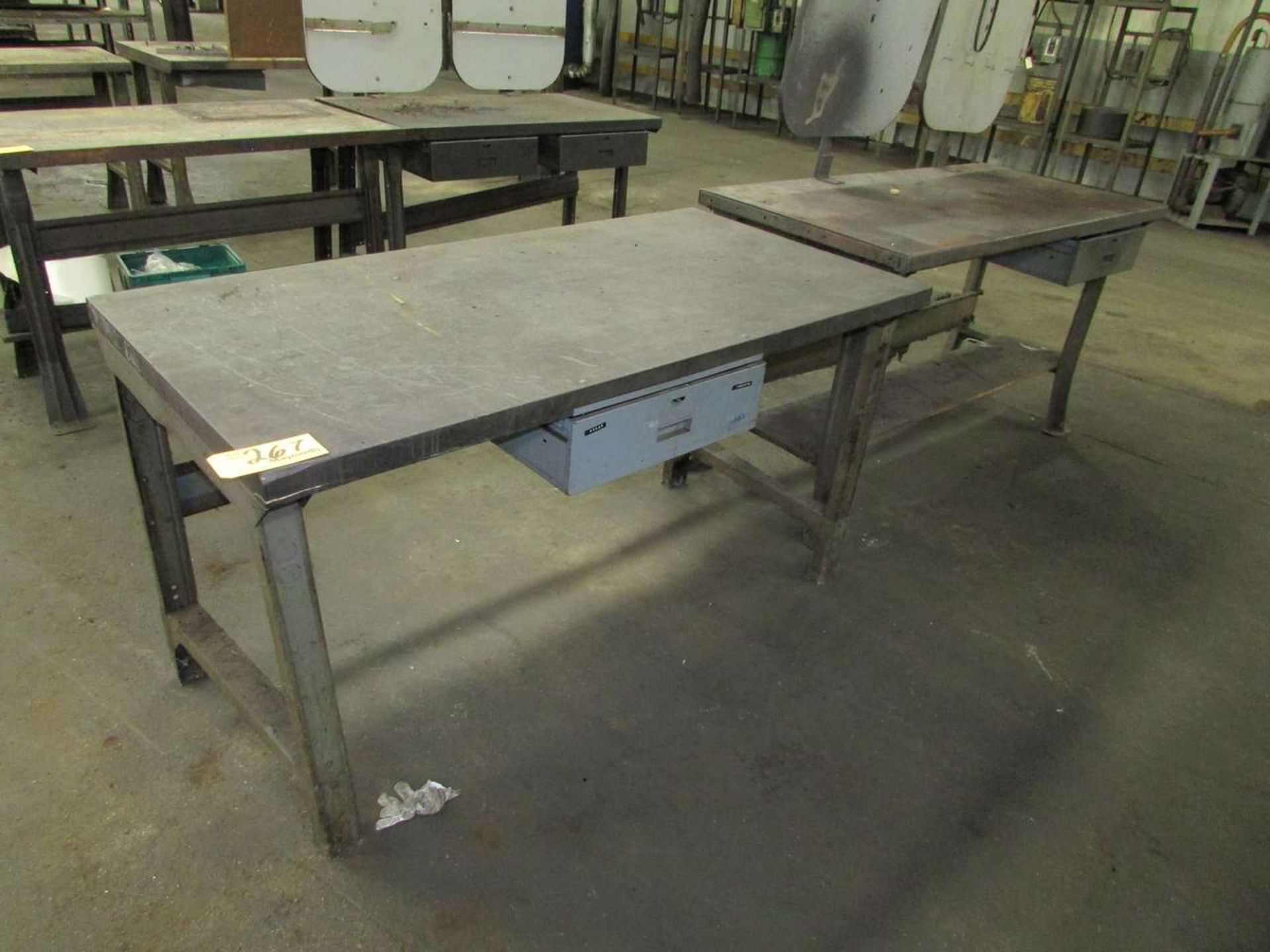 (2) Butcher Block Work Benches