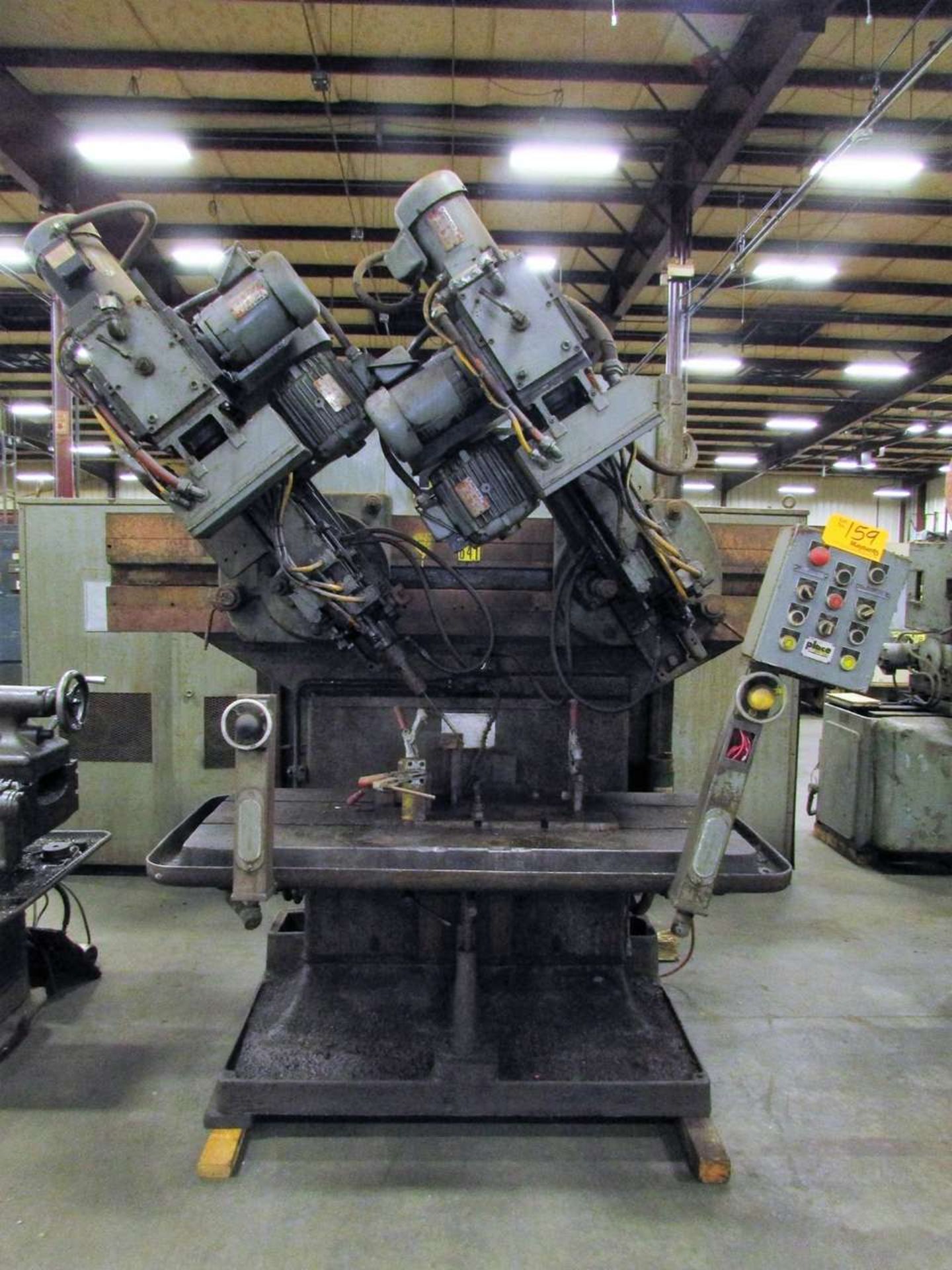 Place Machine Corp. Twin Angle Head Drill Press