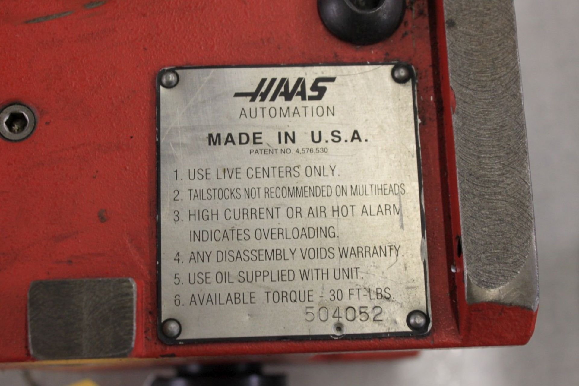 Haas HA5C Indexer - Image 4 of 4