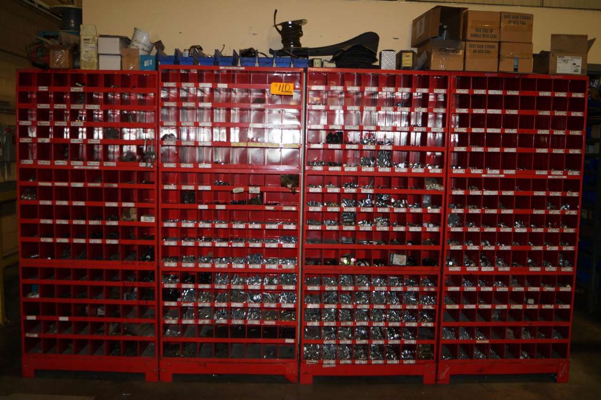 (12) 35-Compartment Bolt Bins