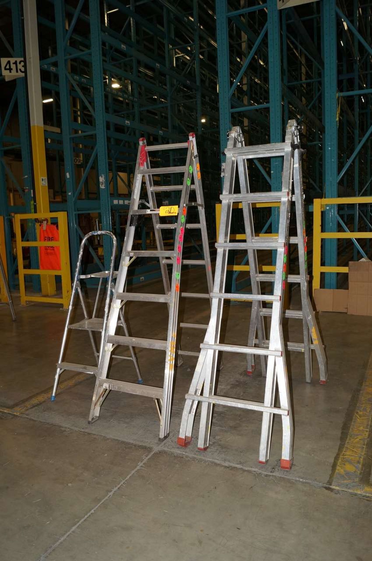 (3) A-Frame Ladders