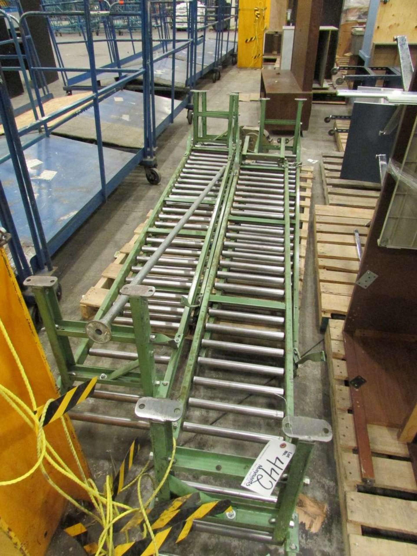 (4) Sections of Roller Conveyor
