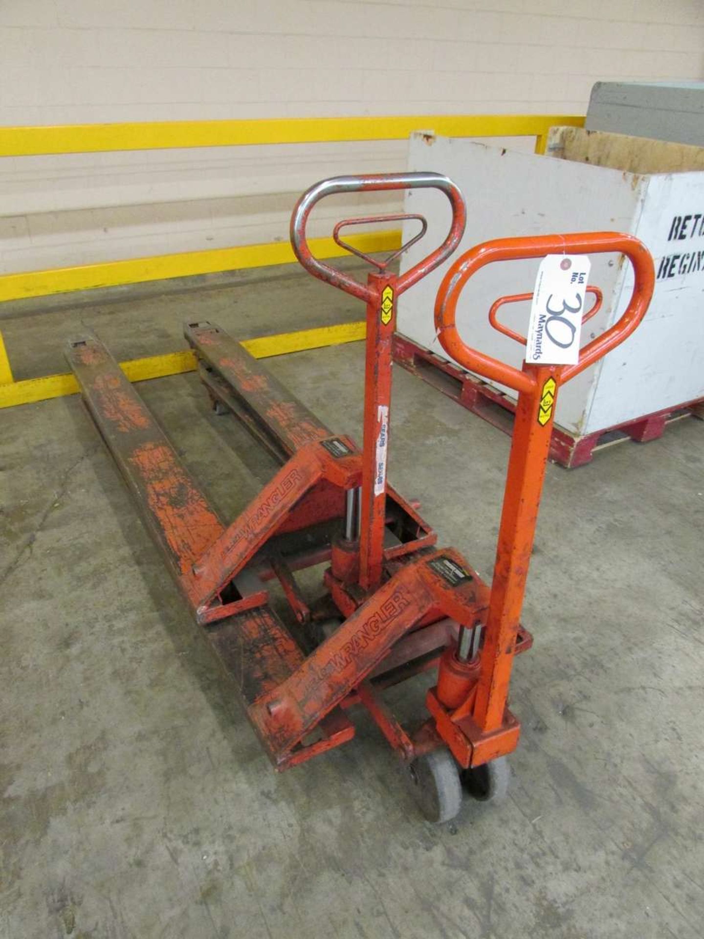 Mahaffy PW902772 (2) Long Fork Pallet Jacks