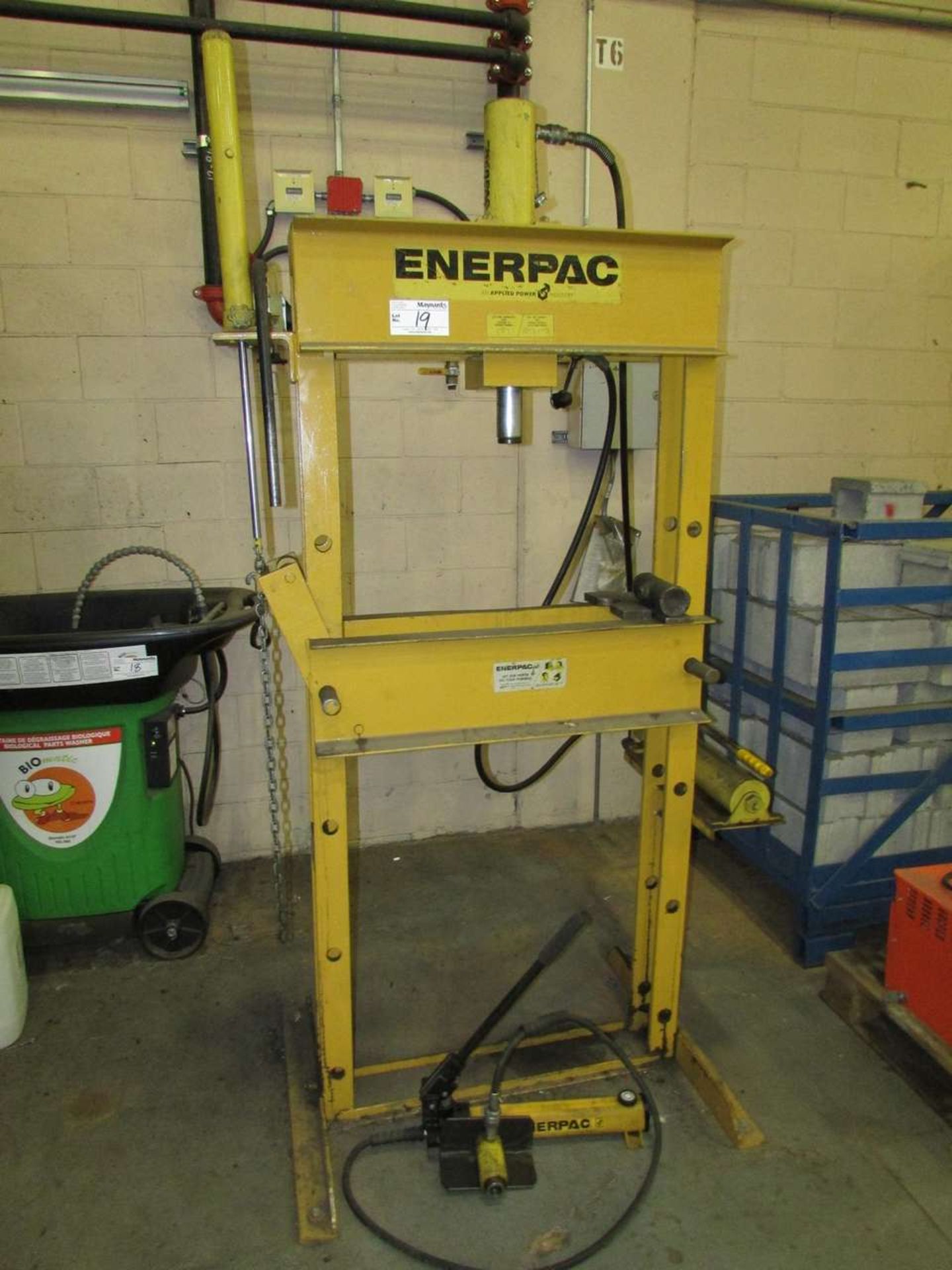 Enerpac 25 Ton Hydraulic H Frame Press