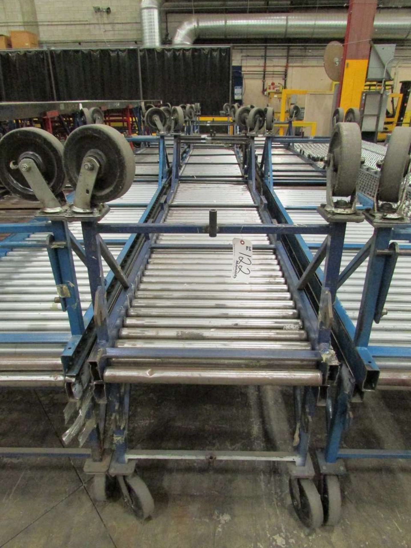 (6) Sections of Portable Roller Conveyor