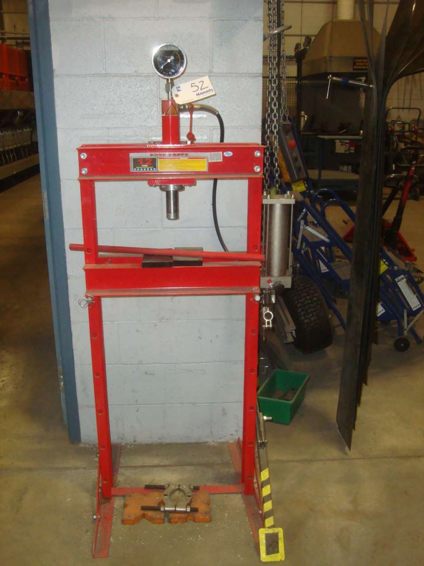 12 Ton Hydraulic Shop Press