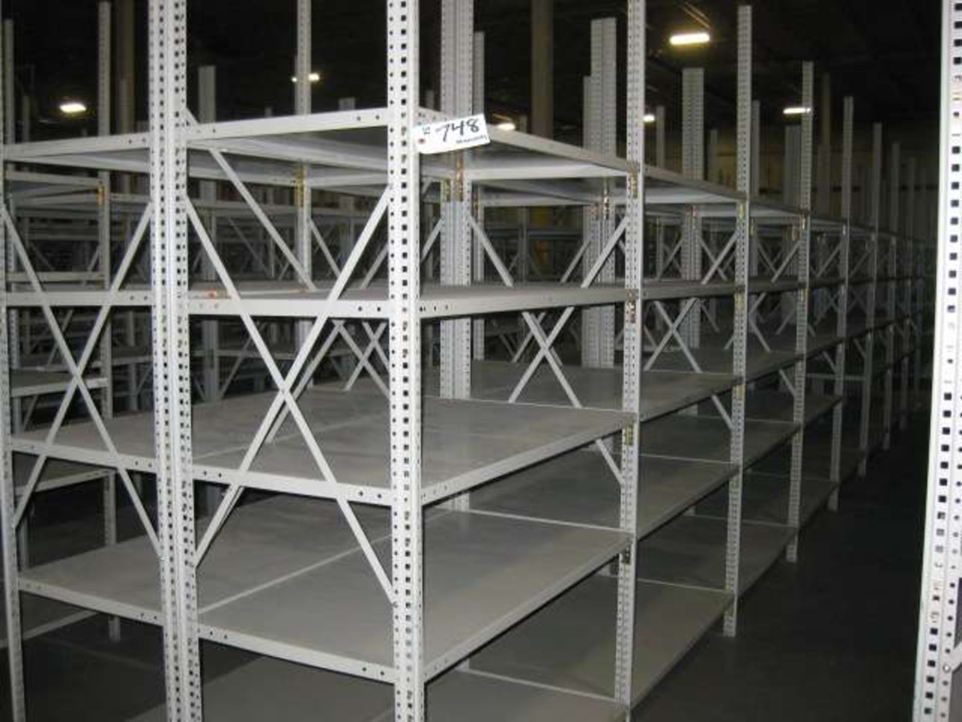 Panel Shelving, 17-Sections, 2' x 4'