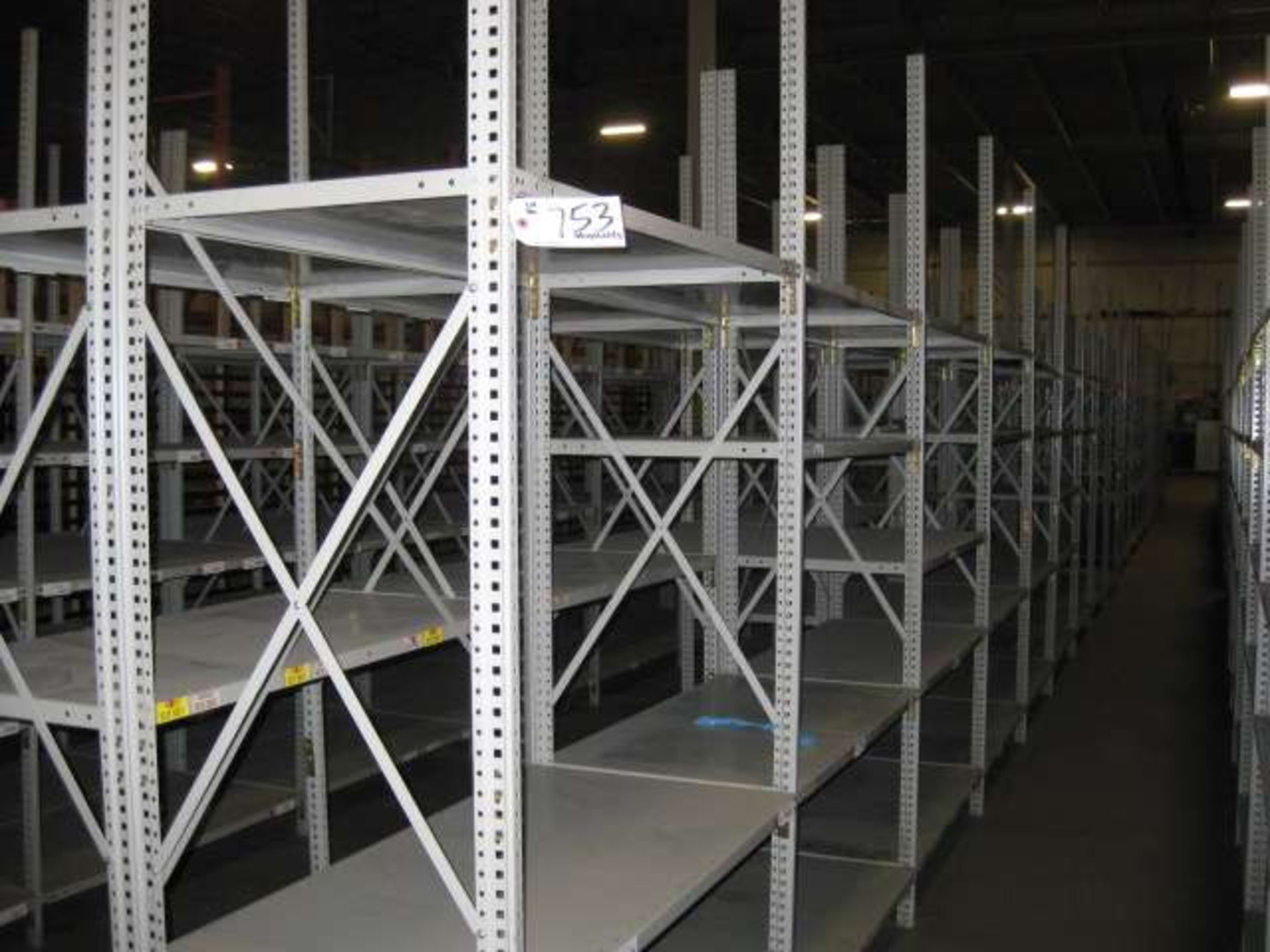 Panel Shelving, 17-Sections, 2' x 4'