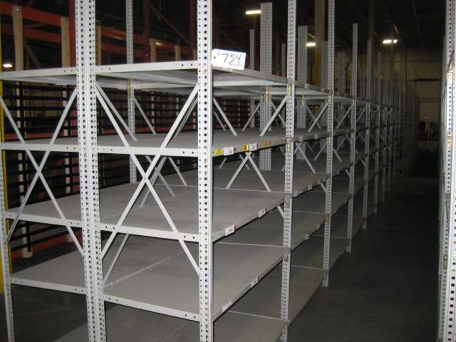 Panel Shelving, 18-Sections, 2' x 4'