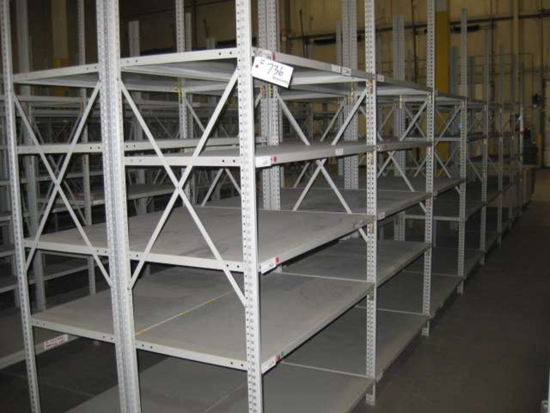 Panel Shelving, 14-Sections, 2' x 4'