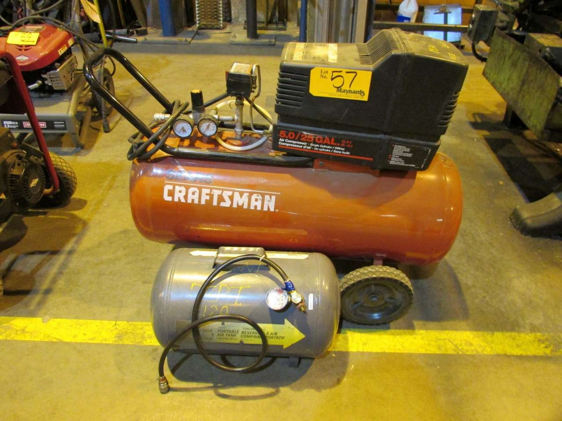 Craftsman 919.72525 25 Gallon Horizontal Tank Air Compressor