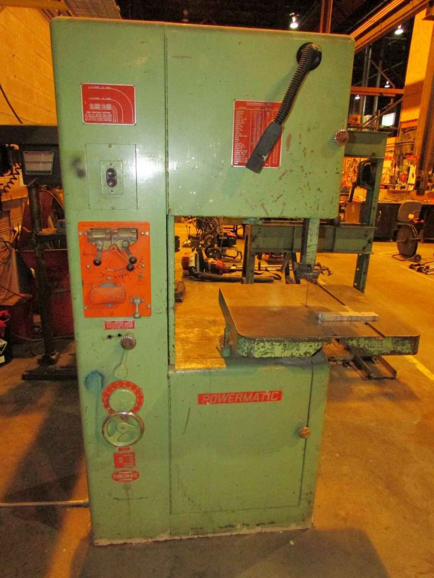 Powermatic 87 Vertical Bandsaw - Image 3 of 4