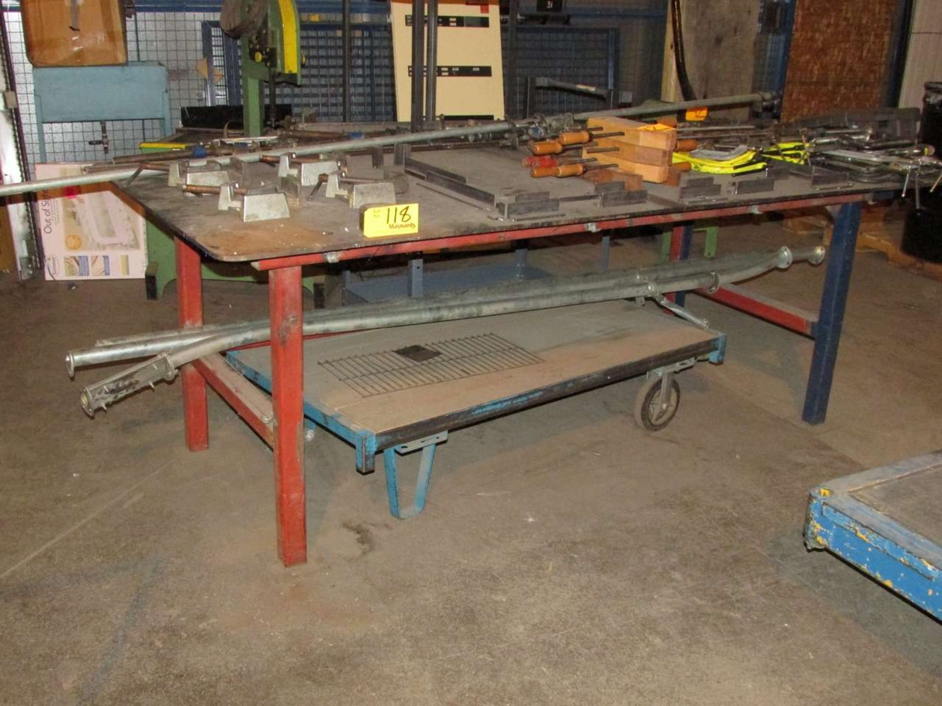 (3) Steel Fabrication Tables