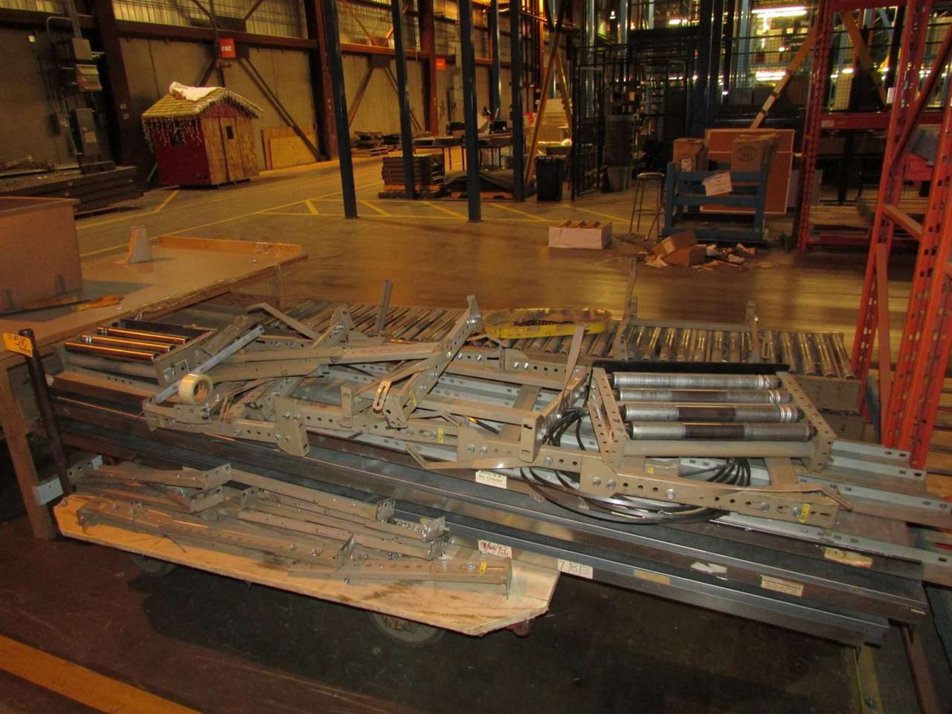 24"W Dismantled Powered Roller Conveyor