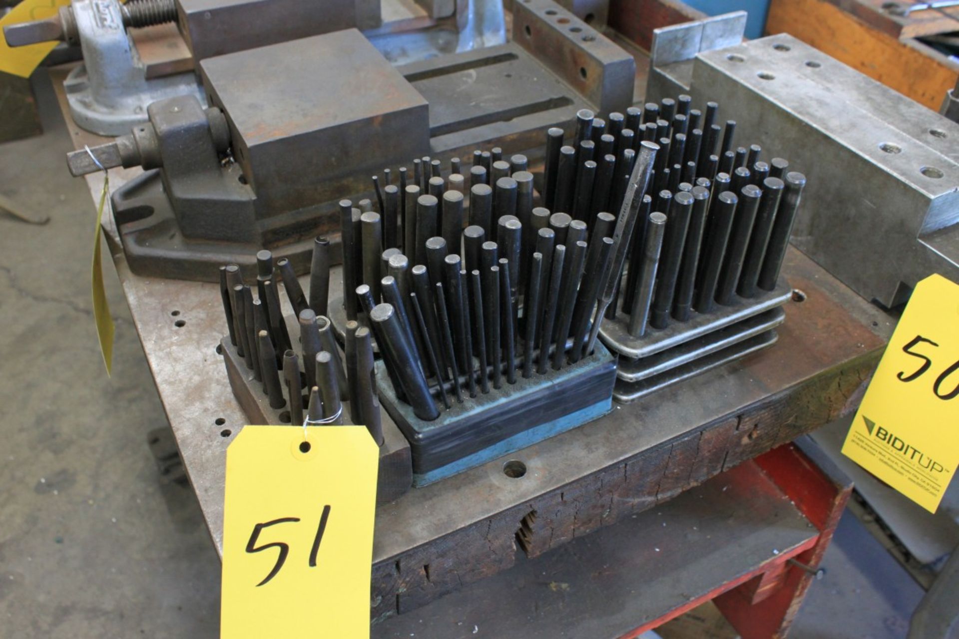 Lot of Long Pin Punches (Located at 13938 Fox Street, San Fernando, CA)