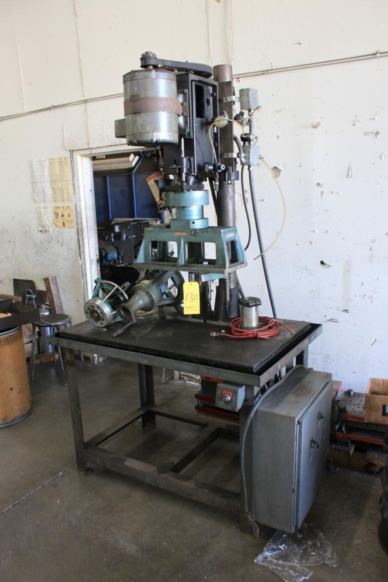 Drill-N-Tap Machine, Table Size: 48'' L to R, 30'' F to B, Overall Machine Height: 93'', Comes w/