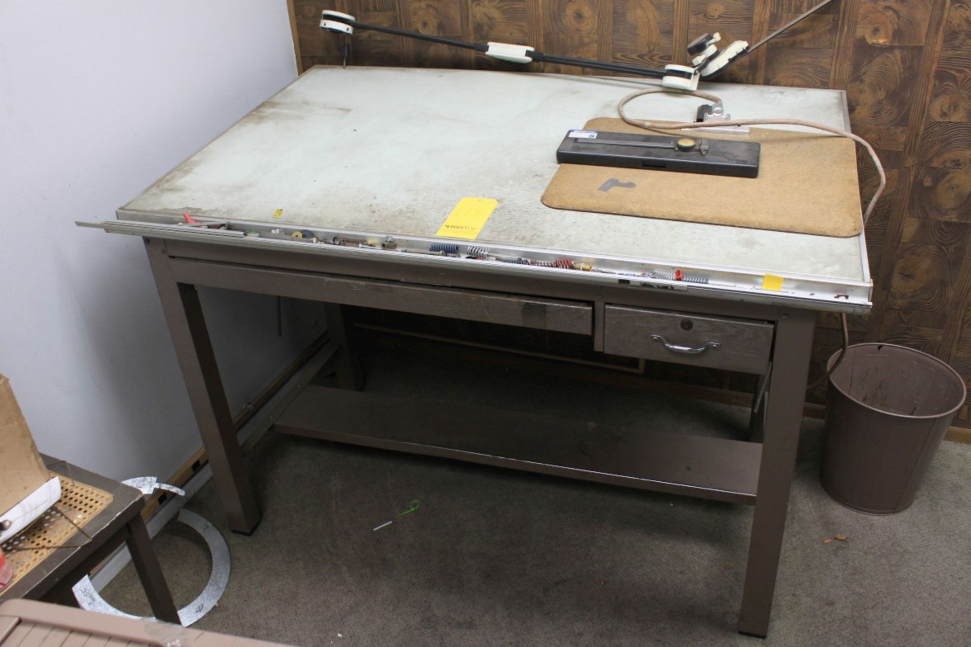 60'' W x 40'' D x 37'' High Drafting Table (Located at 13938 Fox Street, San Fernando, CA)