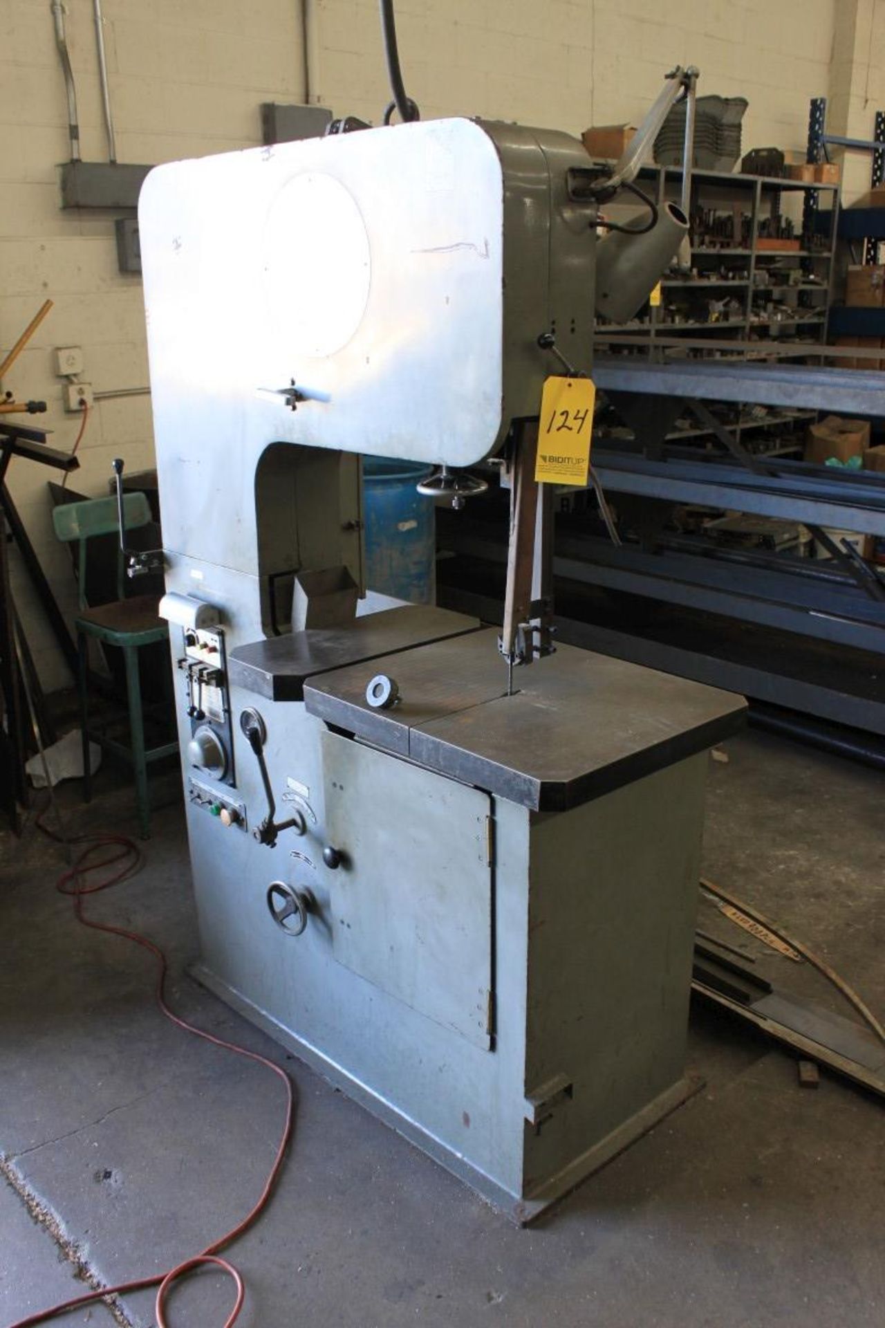 Leten 24'' Vertical Band Saw, Model LCM-600, Blade Welder, S/N 600283 (Located at 13938 Fox