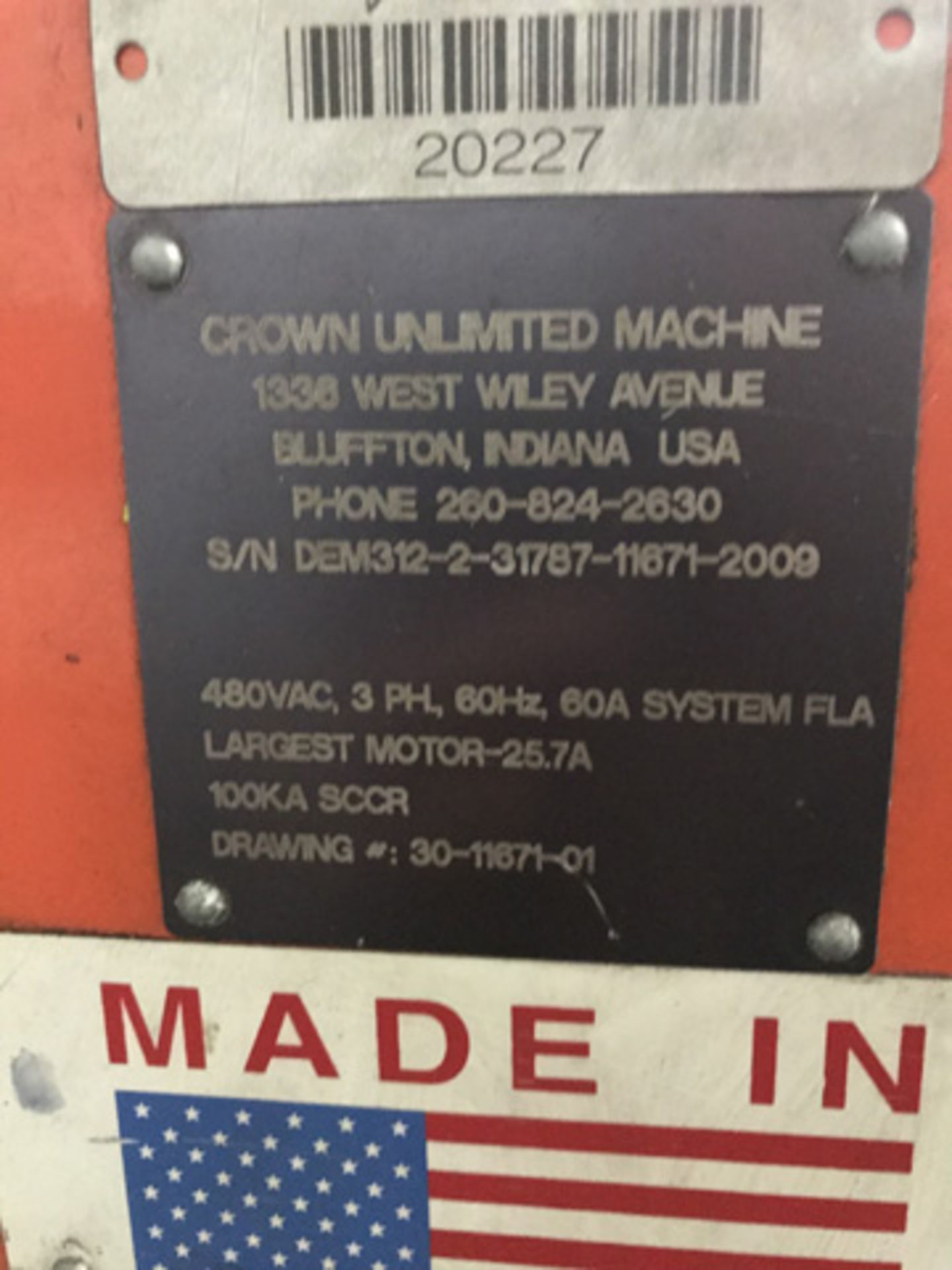 Burr Oak Double Expander, S/N DEM312-2-31787-11670 & DEM312-2-31787-11671, Original Tooling: 3/8" - Image 3 of 4