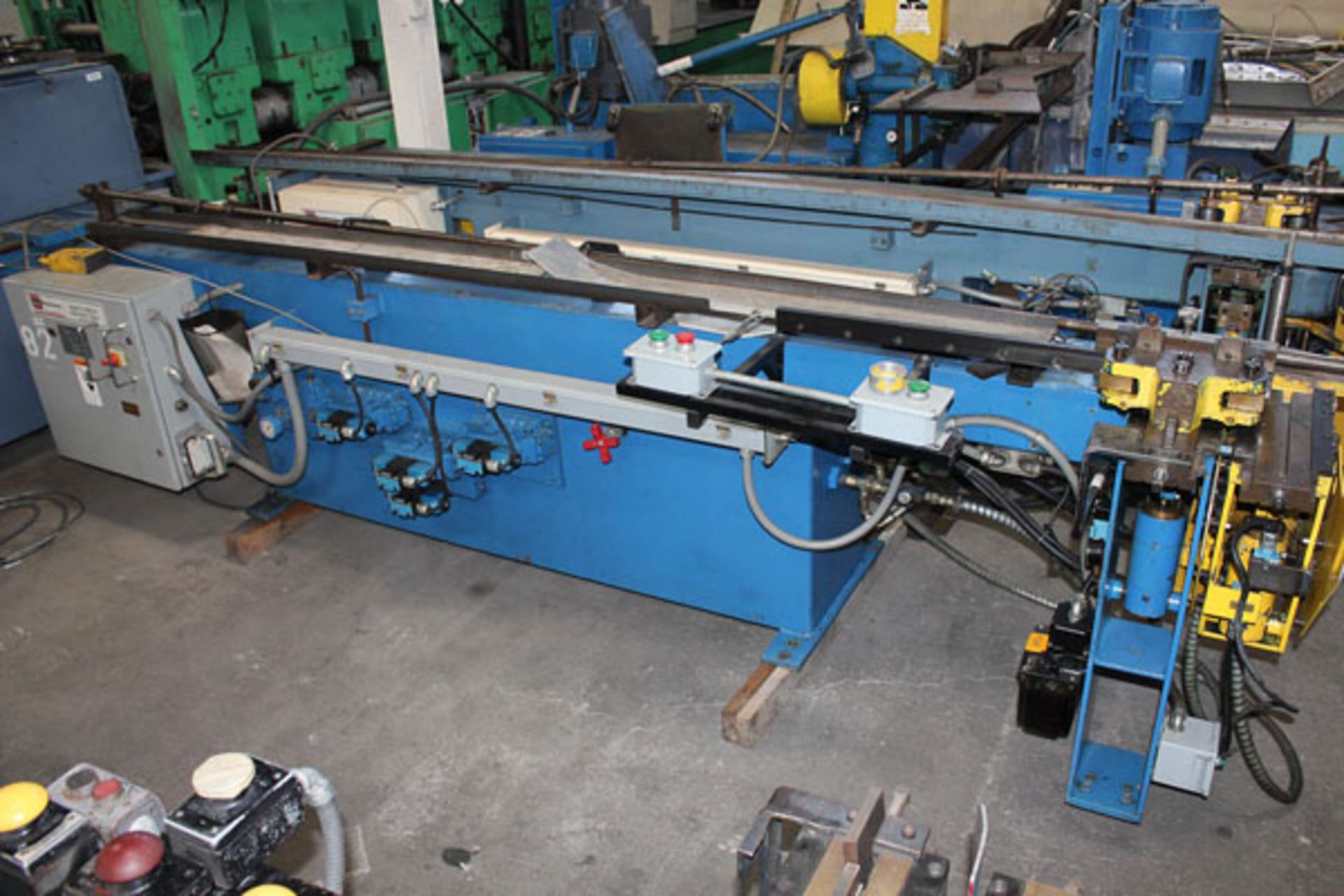 1-1/2'' Pines Horizontal Hydraulic Tube Bender, Mdl: #1, S/N: 11035-77014, Located in Huntington