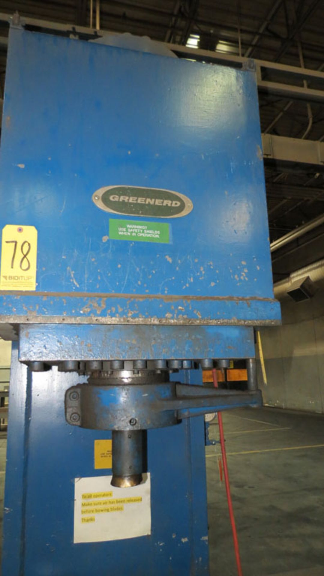 125-Ton Greenerd Hydraulic C-Frame Press, Mdl. 4-125-50L17, S/N: 71T3040, Located in Holland, OH - Image 2 of 5