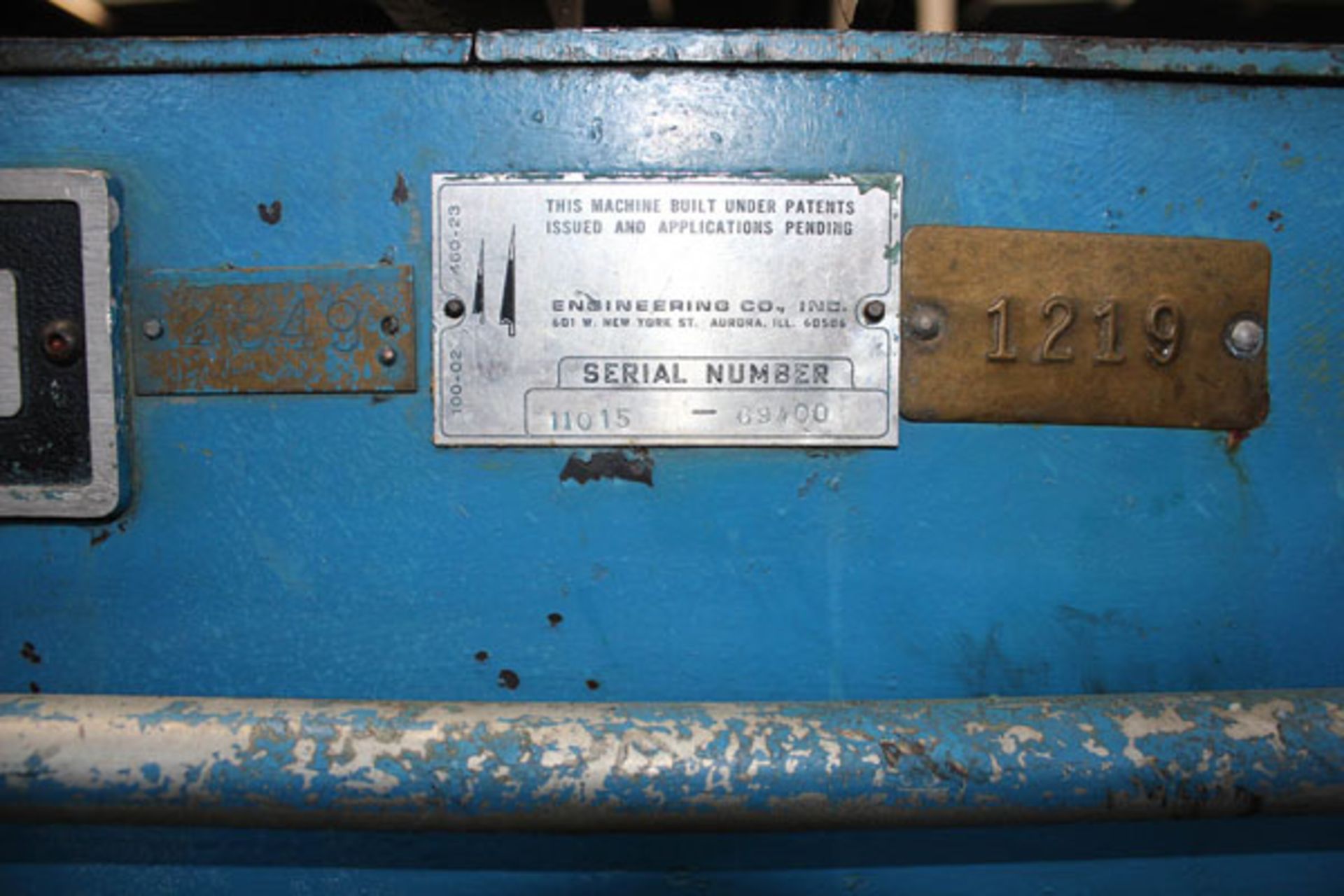 1-1/2'' Pines Horizontal Hydraulic Tube Bender, Mdl: 3/4, S/N:11015-69400, Located in Huntington - Image 5 of 5