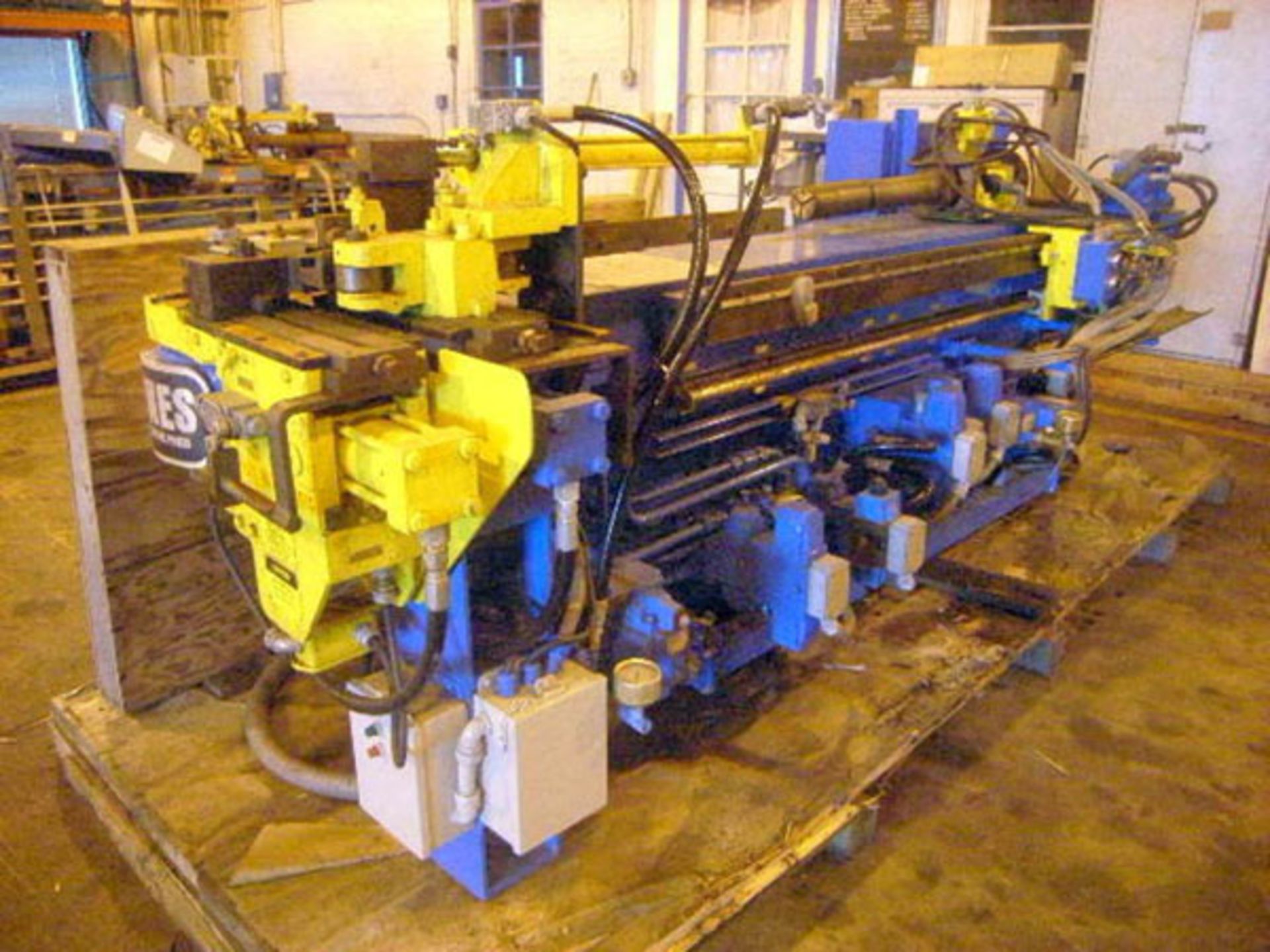 1-1/2'' Pines Horizontal Hydraulic Tube Bender, Mdl: #1, Located in Painesville, OH