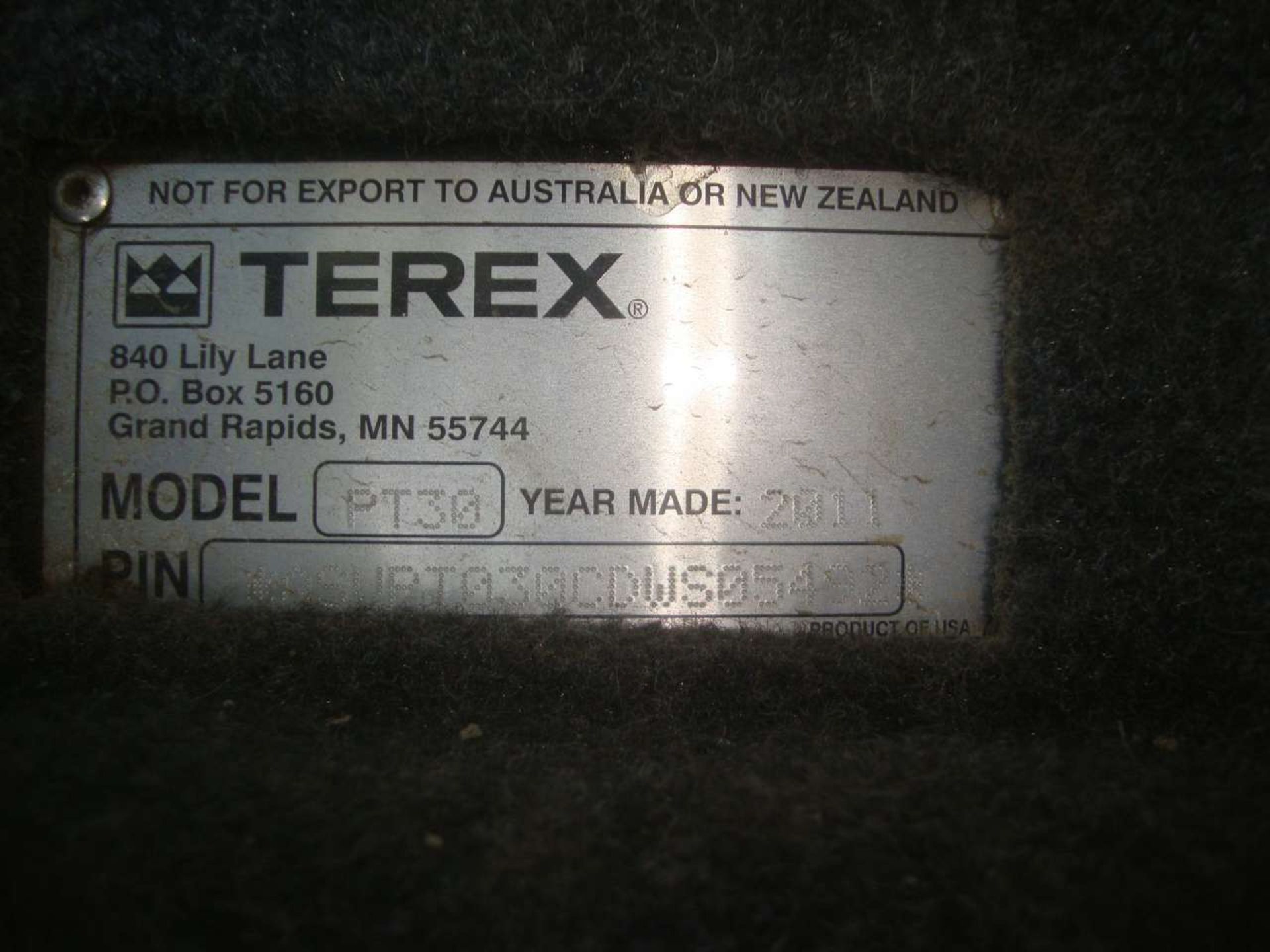 2011 Terex PT-30 Track Skid Steer Loader - Image 7 of 9