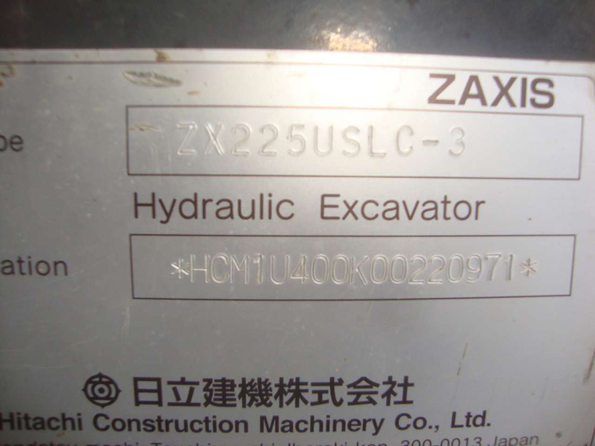 2012 Hitachi ZX225USLC-3 Excavator - Image 3 of 16