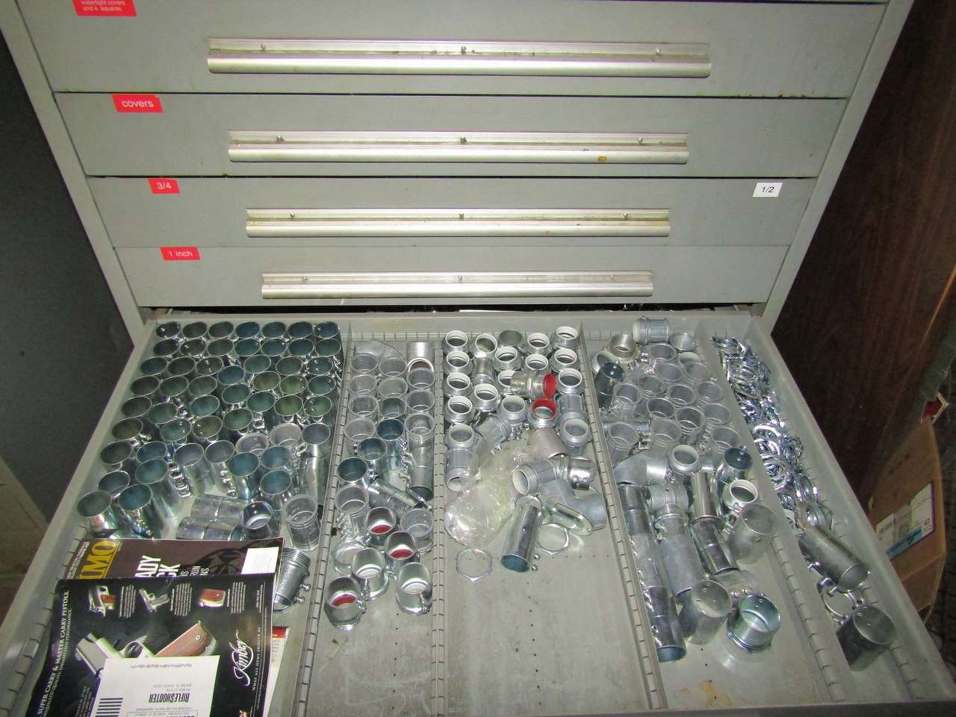 Rack Engineering/Nu-Era 10-Drawer Heavy Duty Parts Cabinet with Contents - Image 5 of 7