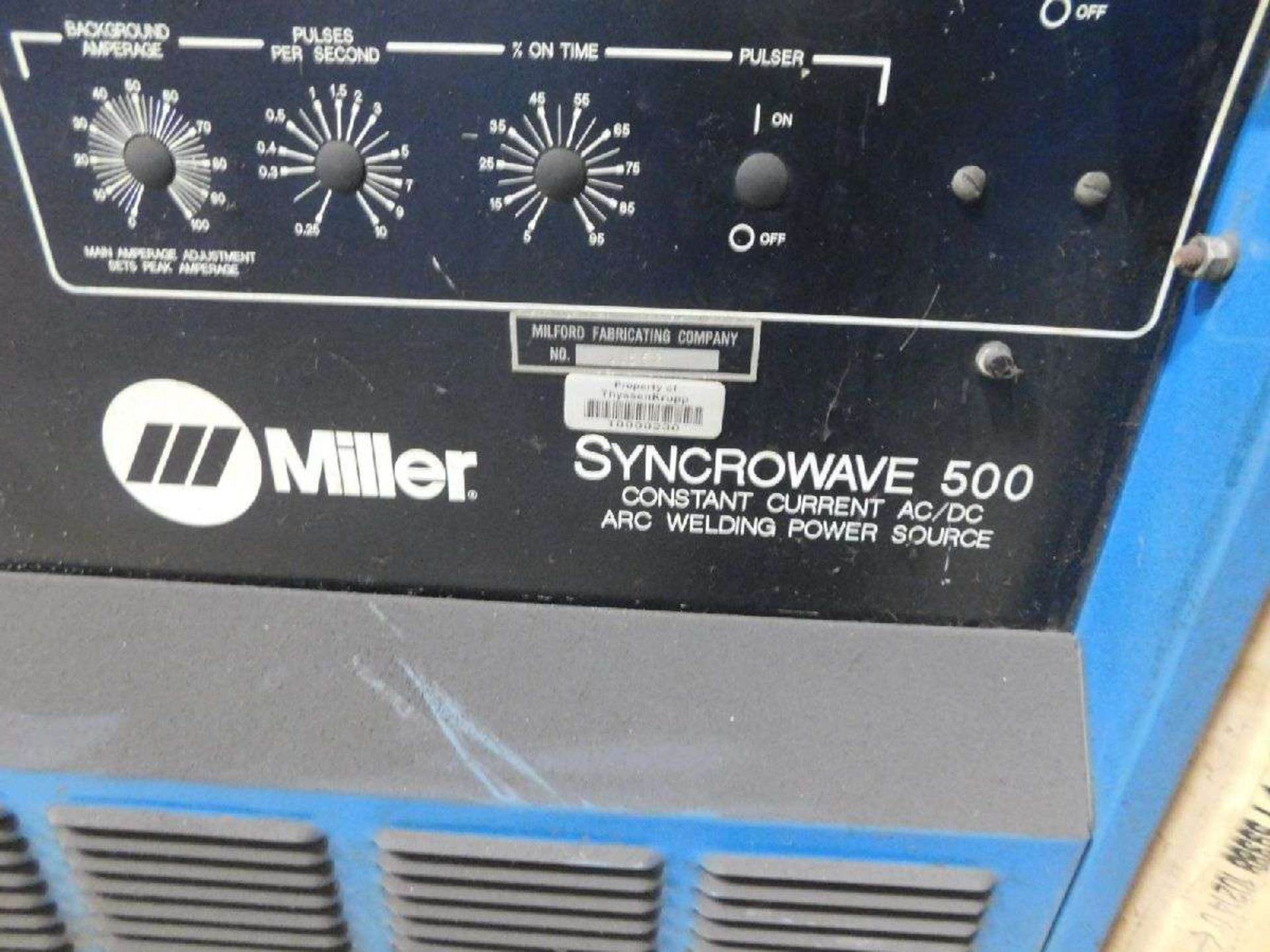 Miller Syncro 500 Welder - Image 2 of 4