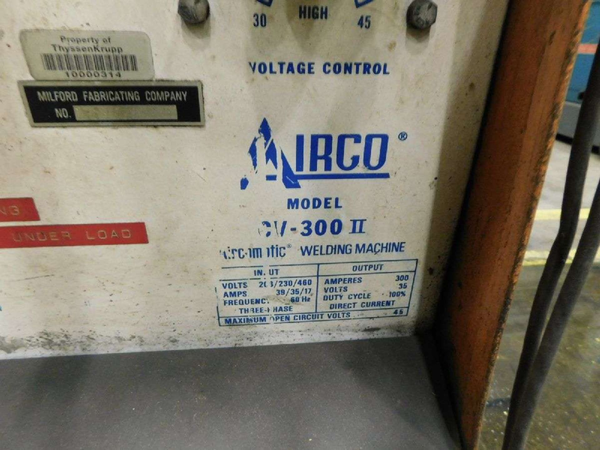 Airco CV-300 II Welder - Image 2 of 3