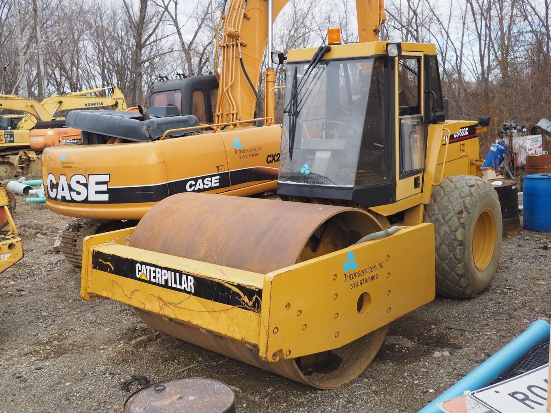 1995 CAT CS-583C 84"' DRUM ROLLER