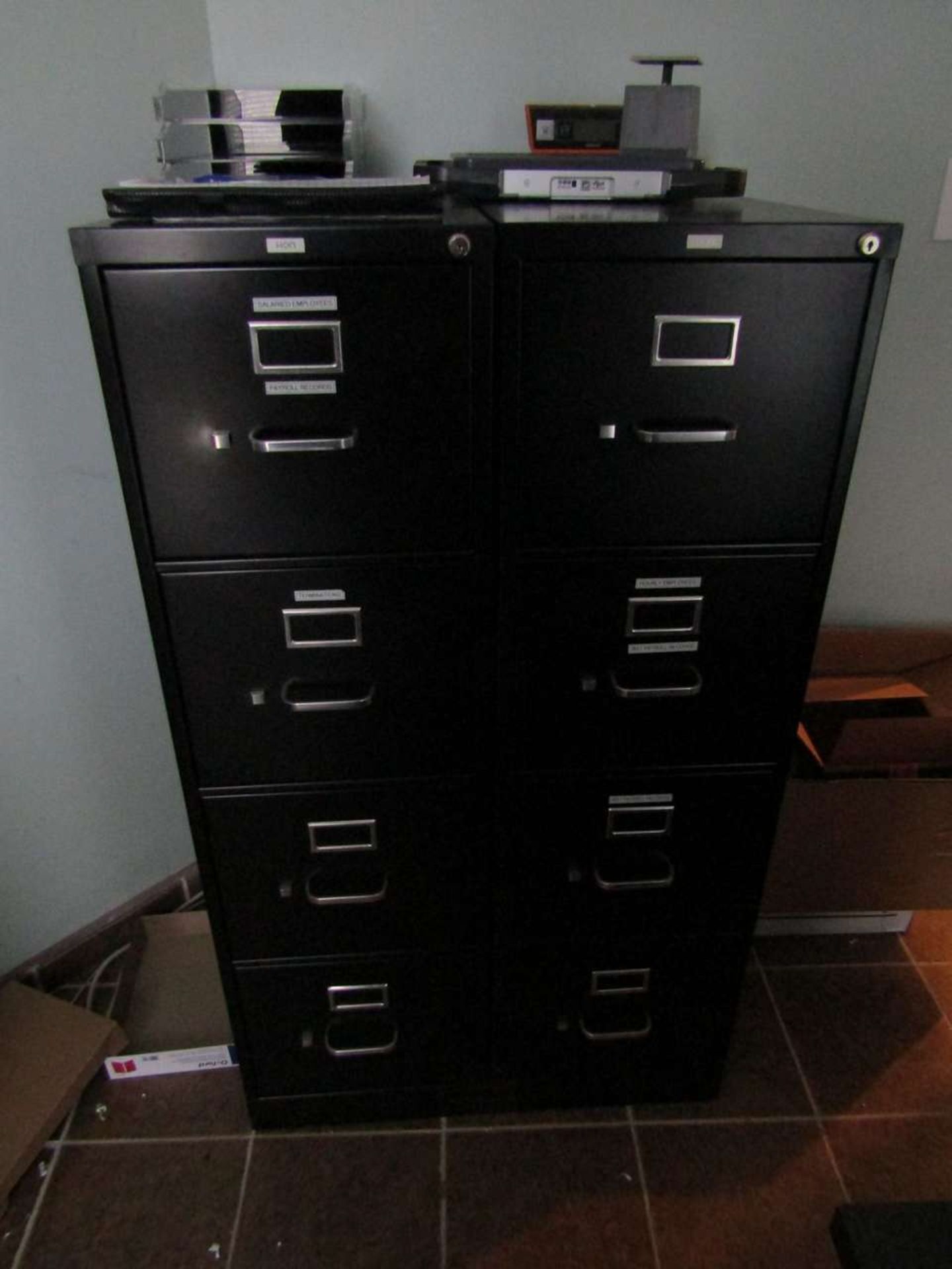 Remaining Contents of Front Offices to Include: (2) 5-Drawer Computer Desks, 4-Drawer Computer Desk, - Image 12 of 15