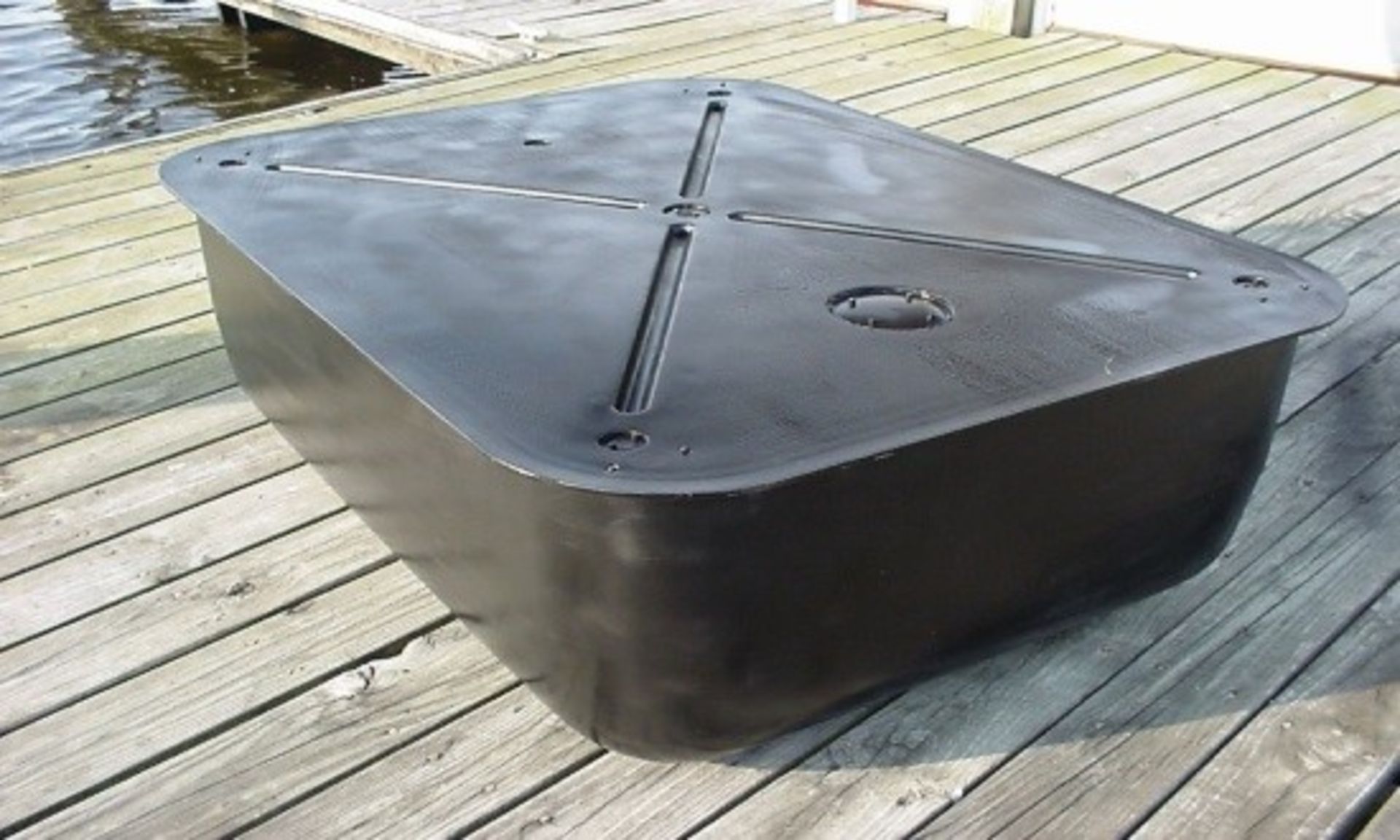 Dock Float Business - PolyFlange dock floats come in 3 footprints: 2'x4', 3'x4', and 4'x4'. Specific - Image 3 of 5