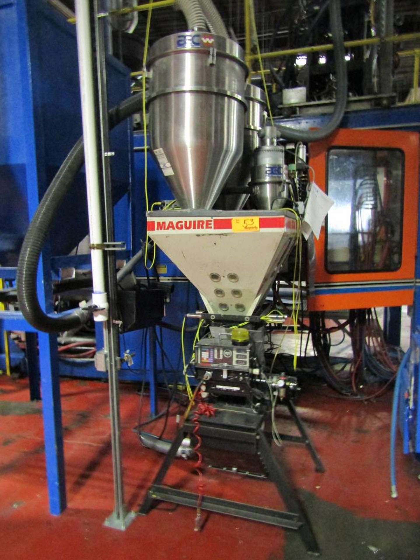 Maguire Blender with (2) AEC Model SRC30 Hopper Filters (Mounted on Lot 39) - Image 2 of 4