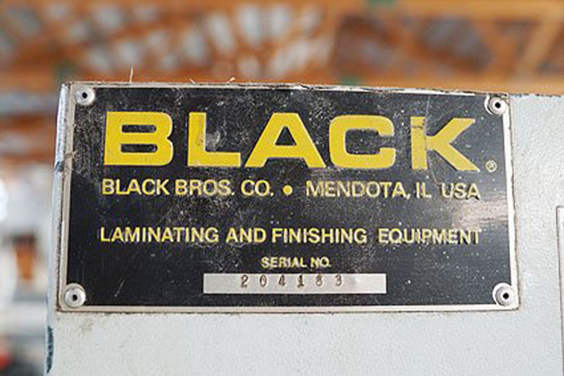 Black Brothers Panel Cleaner, Mdl: 490, S/N: 204183, Max. Working Width: 44", Max. Work Height: 0"- - Image 8 of 8