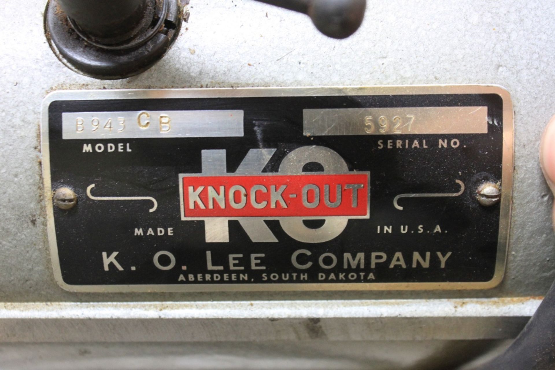 K.O. Lee Model B943 Workhead Grinding Fixture - Image 3 of 3