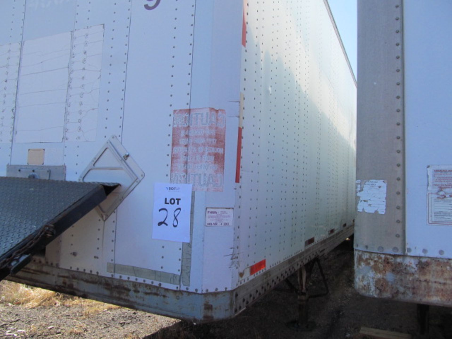 53' Wabash Storage Van Trailer (VIN: 1JJV532U0TL425920) (Subject To Confirmation)