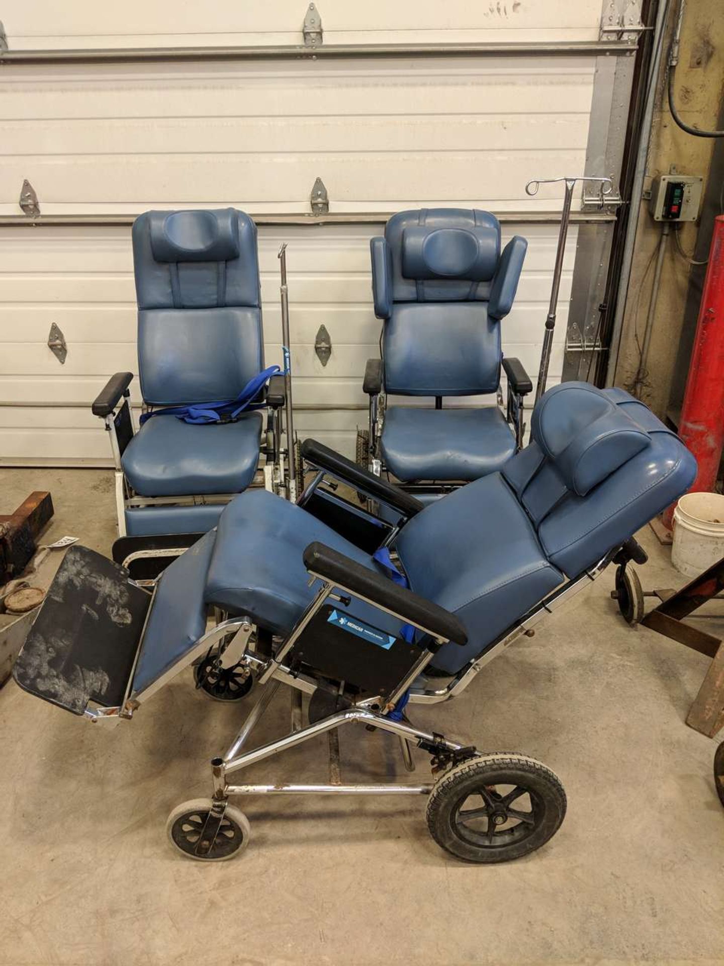 LOT OF 2 LARGE WHEELCHAIR