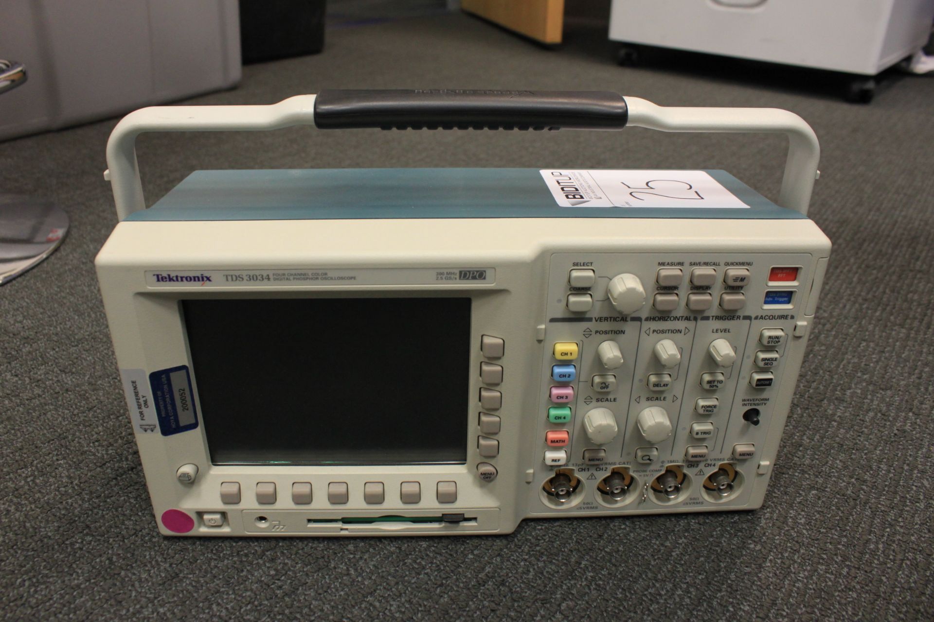 Tektronix TDS 3034 Four Channel Color Digital Phosphor Oscilloscope, 300 MHz, 2.5 GS/s