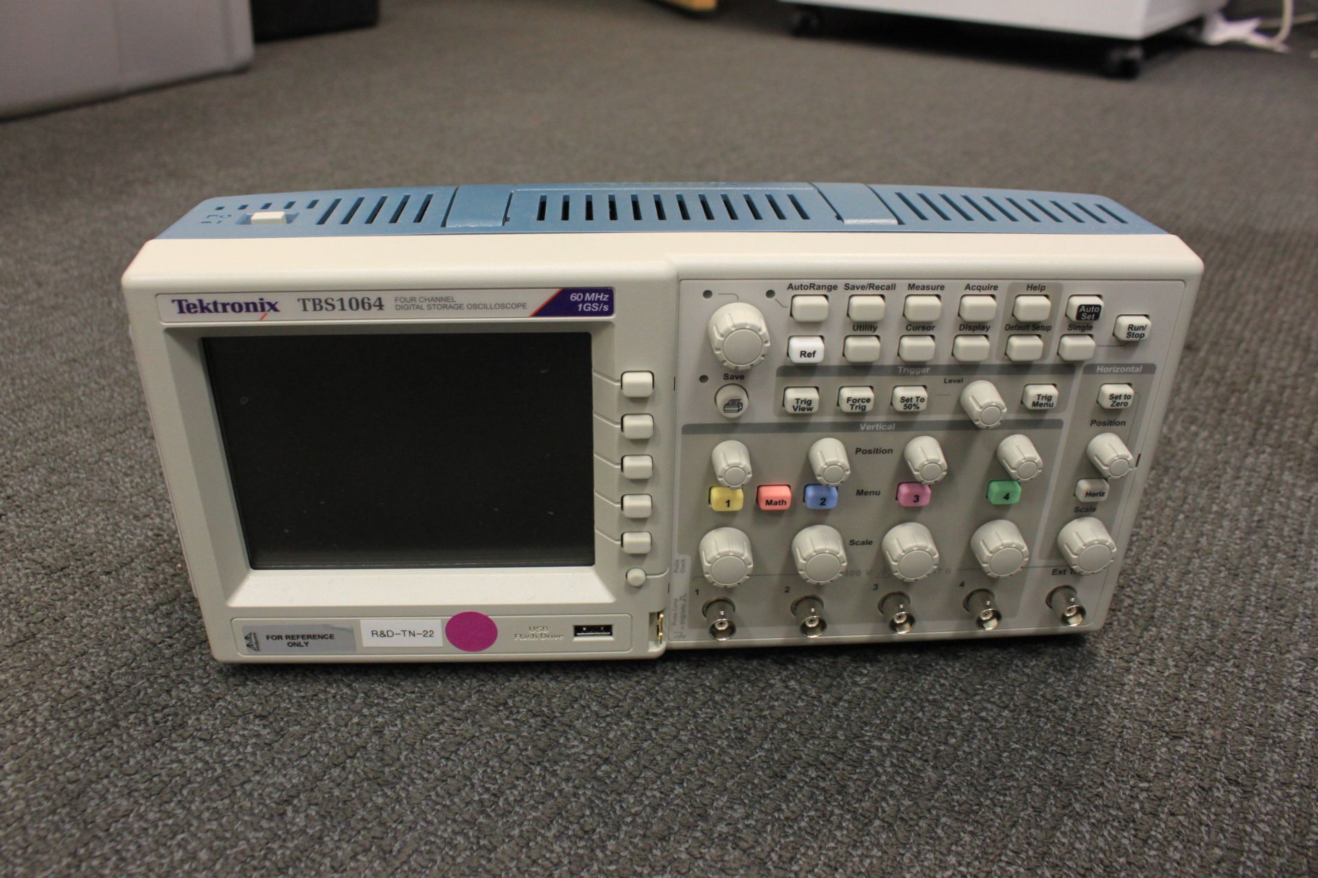 Tektronix TBS1064 Four Channel Digital Oscilloscope, 60 MHz, 1 GS/s, S/N C011077